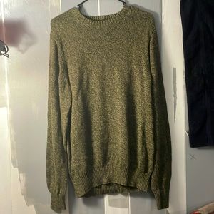 Green Knit Wool Sweater
